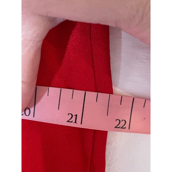 NWT Vintage Fredrick's of Hollywood Cherry Red Bodycon Dress 80s 90s Size Large - Picture 16 of 16